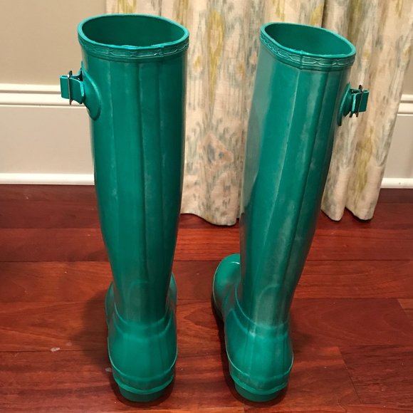 Women's Original Tall Gloss Hunter Rain Boots - Picture 5 of 5
